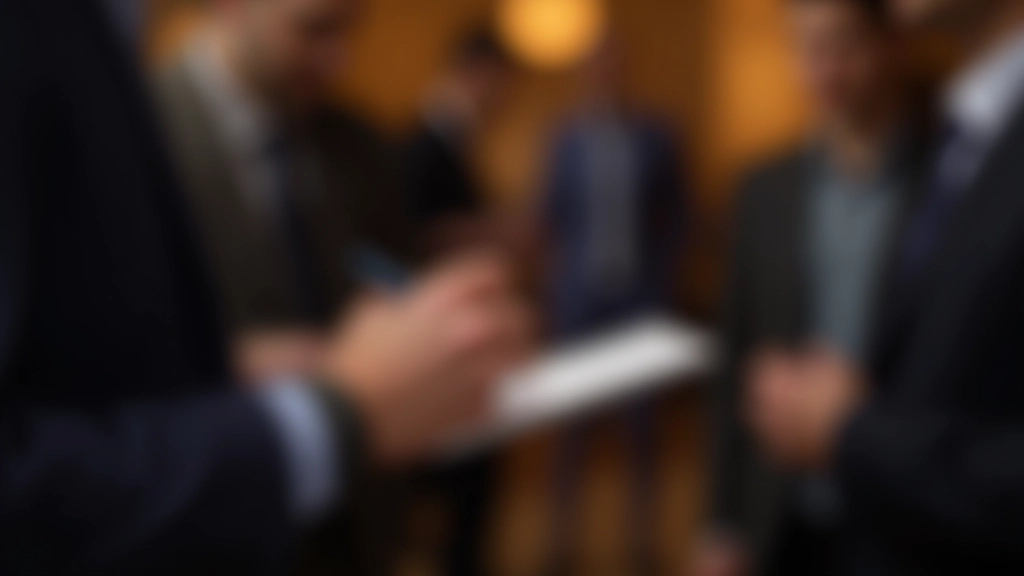 Iemand die aantekeningen maakt op een netwerkevenement, pen in hand, notitieblok zichtbaar