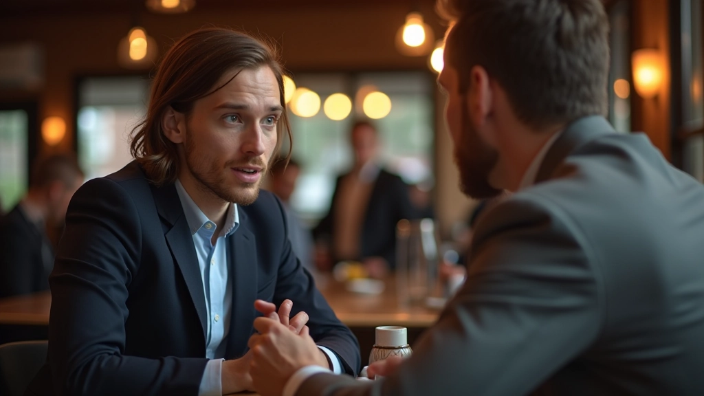 Twee professionals in gesprek met oprechte aandacht en geïnteresseerde lichaamstaal